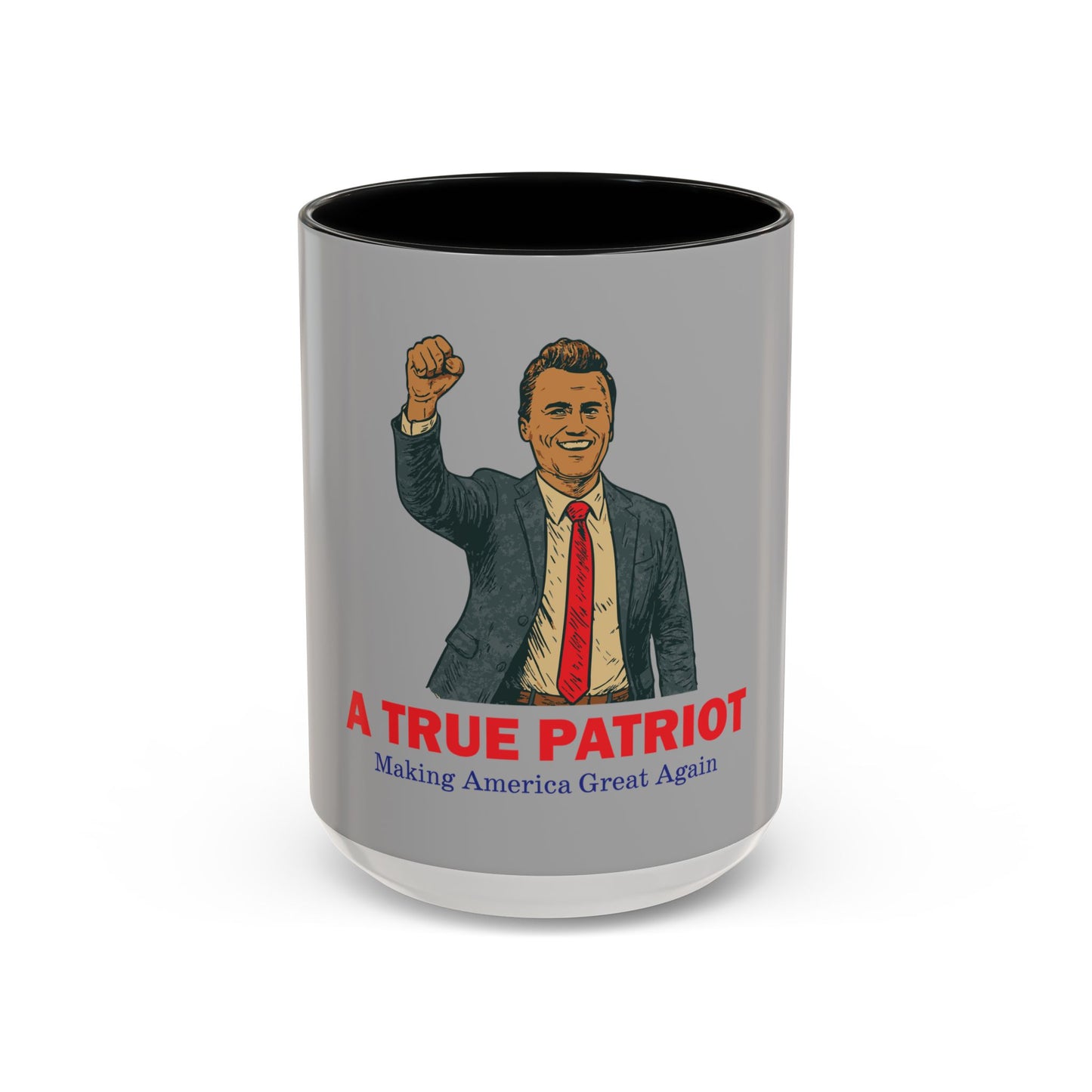 Patriotic Coffee Mug, A True Patriot Design, Ideal Gift for Veterans, Independence Day, 11oz & 15oz Options