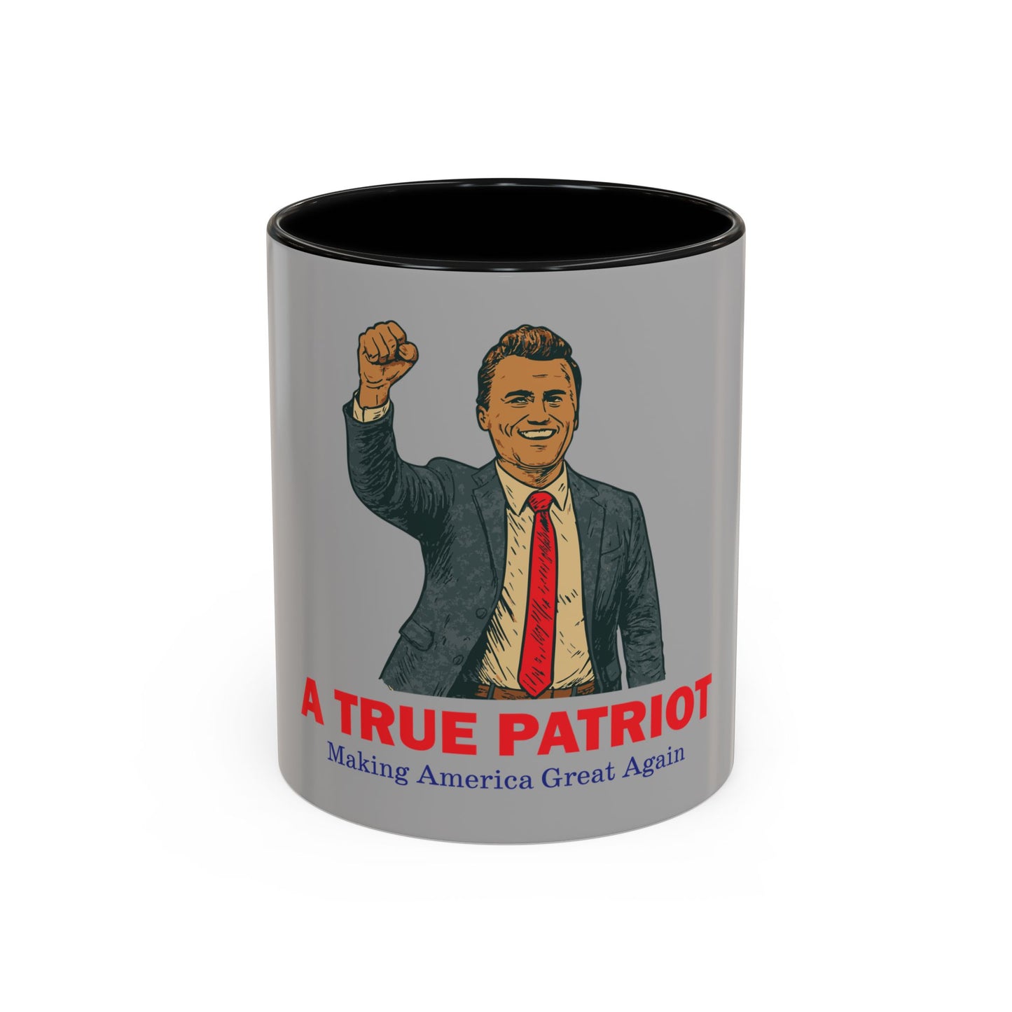 Patriotic Coffee Mug, A True Patriot Design, Ideal Gift for Veterans, Independence Day, 11oz & 15oz Options