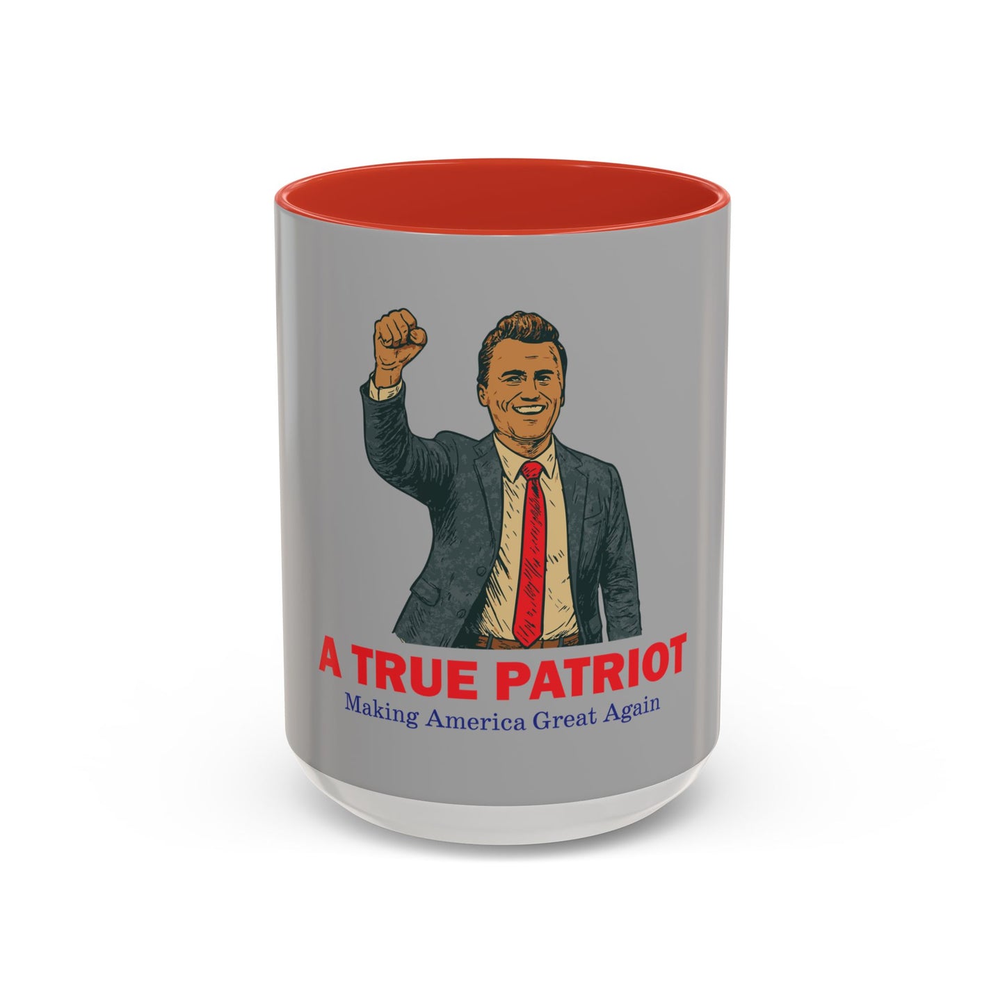 Patriotic Coffee Mug, A True Patriot Design, Ideal Gift for Veterans, Independence Day, 11oz & 15oz Options