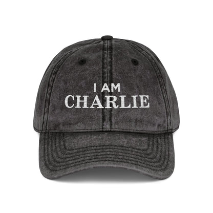 I Am Charlie Vintage Embroidered Cap