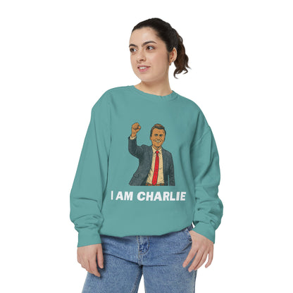 I Am Charlie Unisex Garment-Dyed Sweatshirt