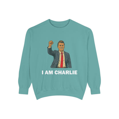 I Am Charlie Unisex Garment-Dyed Sweatshirt