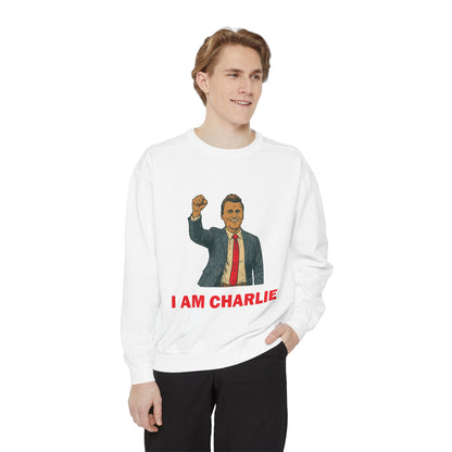 I Am Charlie Unisex Garment-Dyed Sweatshirt