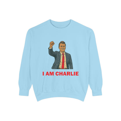 I Am Charlie Unisex Garment-Dyed Sweatshirt