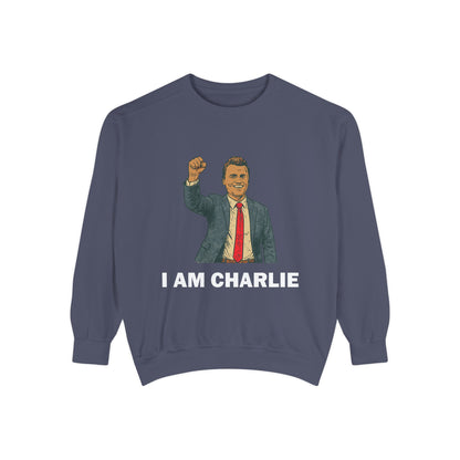 I Am Charlie Unisex Garment-Dyed Sweatshirt