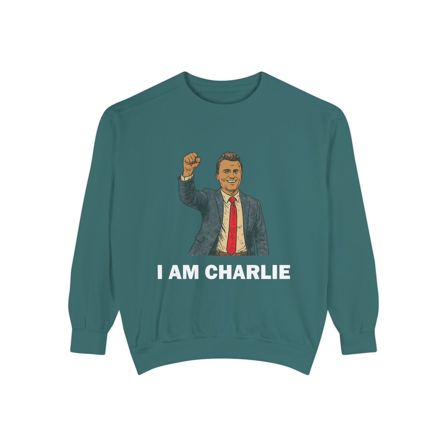 I Am Charlie Unisex Garment-Dyed Sweatshirt