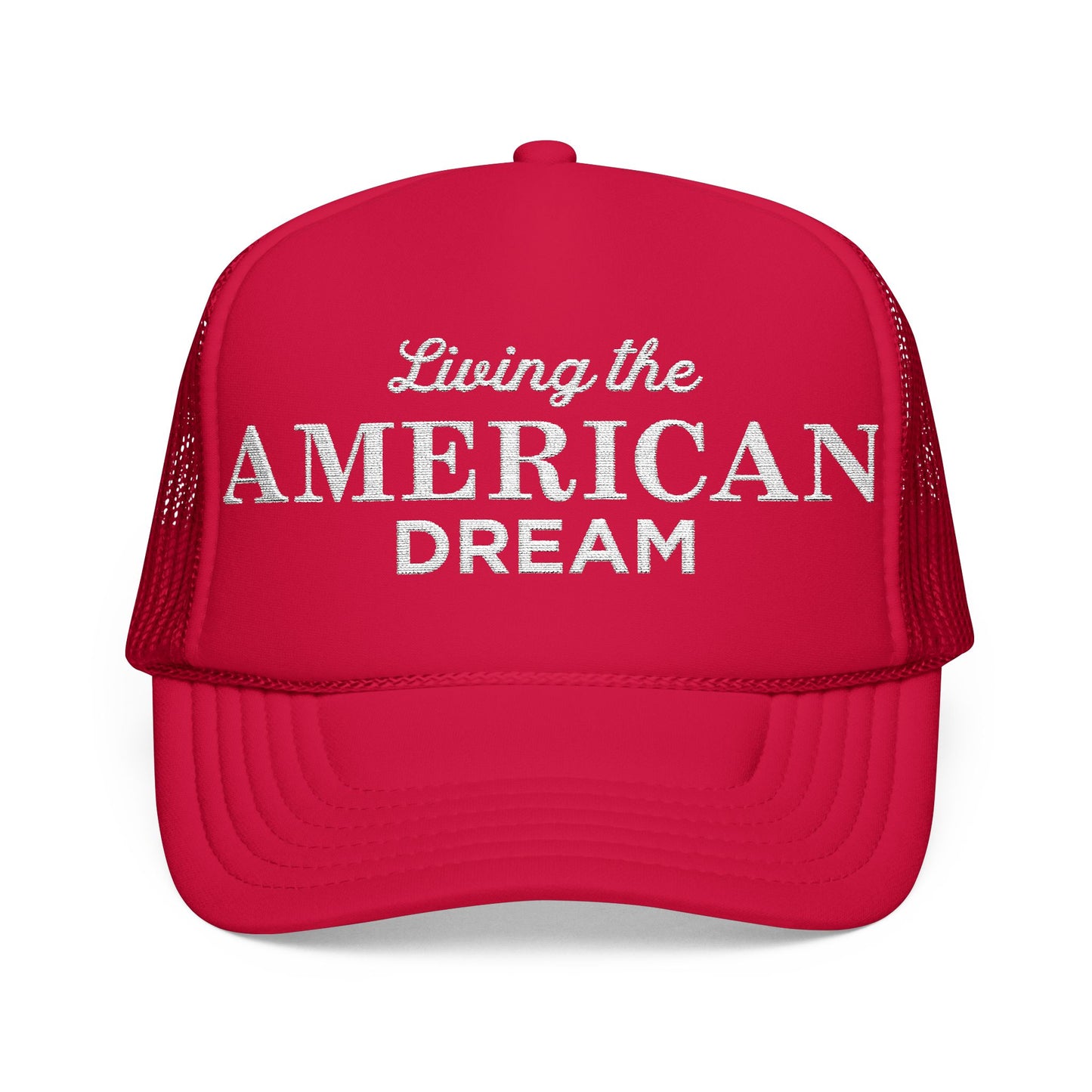 Living the American Dream Foam Trucker Hat | Patriotic Gift | Casual Everyday Wear | Summer Outdoor Events | Festival Headwear, [...]