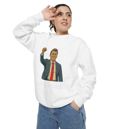 I Am Charlie Unisex Garment-Dyed Sweatshirt