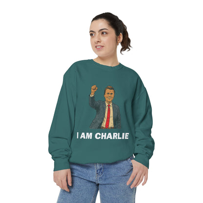 I Am Charlie Unisex Garment-Dyed Sweatshirt