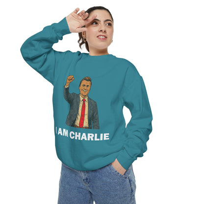 I Am Charlie Unisex Garment-Dyed Sweatshirt