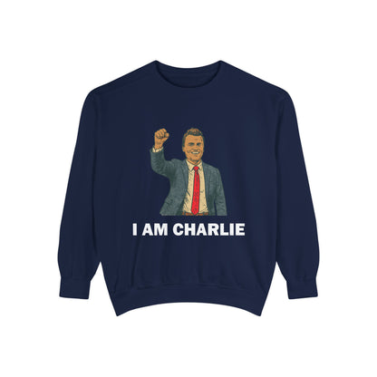 I Am Charlie Unisex Garment-Dyed Sweatshirt