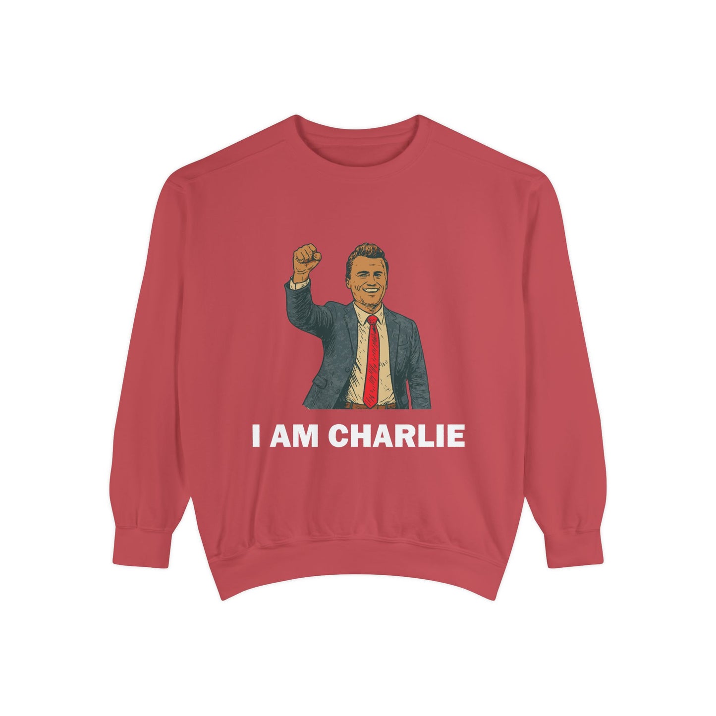 I Am Charlie Unisex Garment-Dyed Sweatshirt