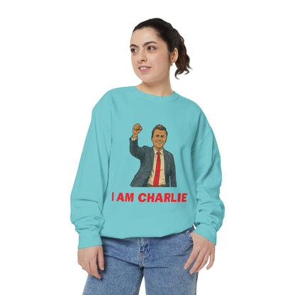 I Am Charlie Unisex Garment-Dyed Sweatshirt