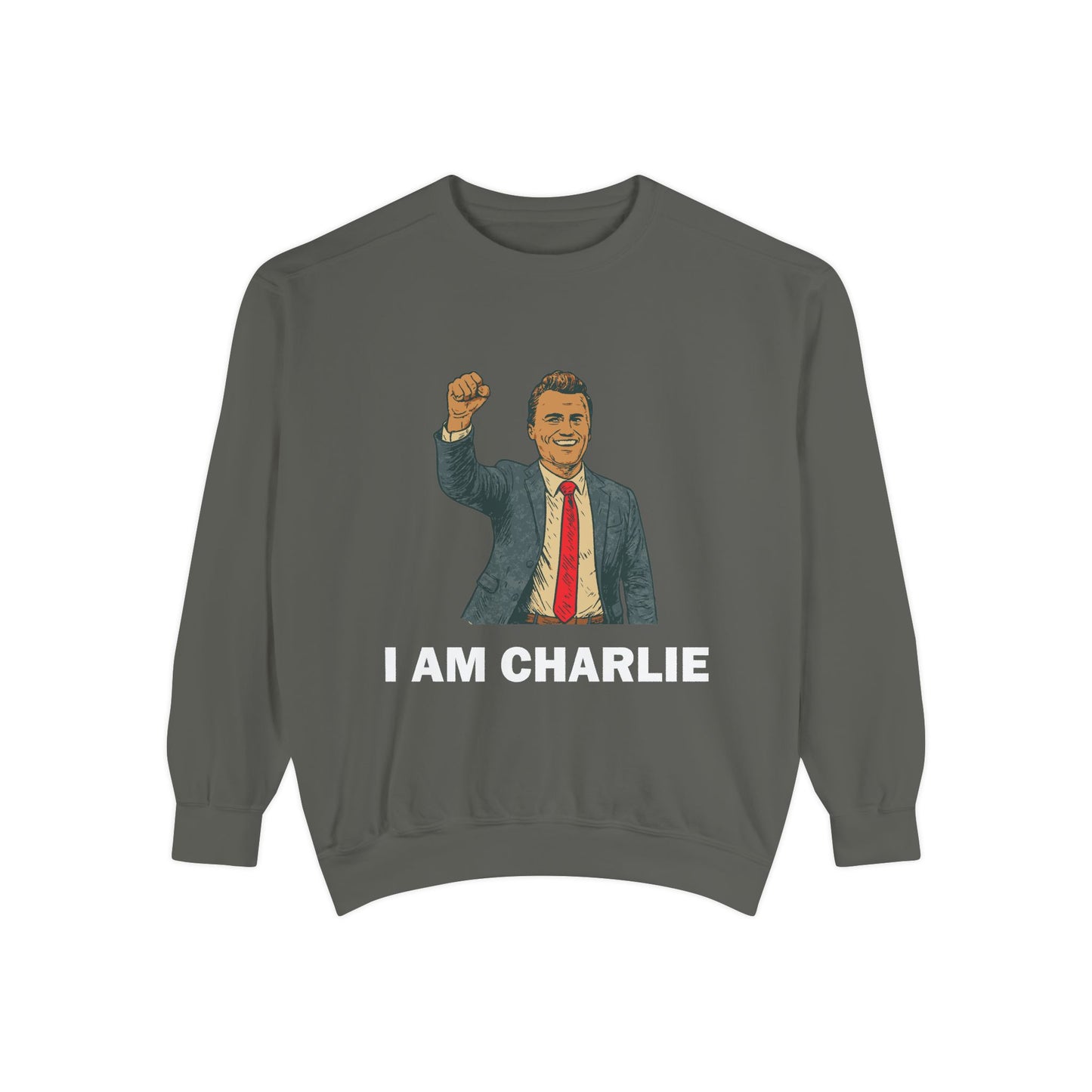 I Am Charlie Unisex Garment-Dyed Sweatshirt
