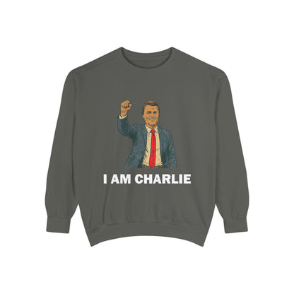 I Am Charlie Unisex Garment-Dyed Sweatshirt