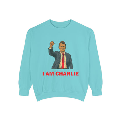 I Am Charlie Unisex Garment-Dyed Sweatshirt