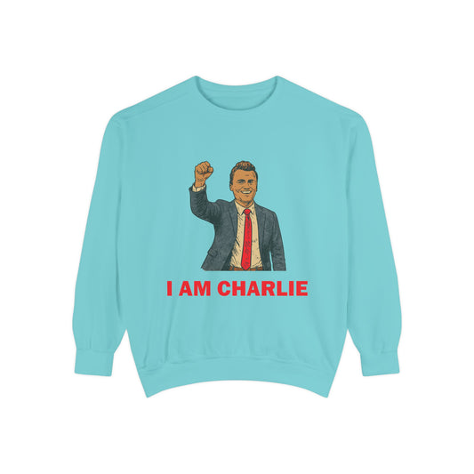 I Am Charlie Unisex Garment-Dyed Sweatshirt