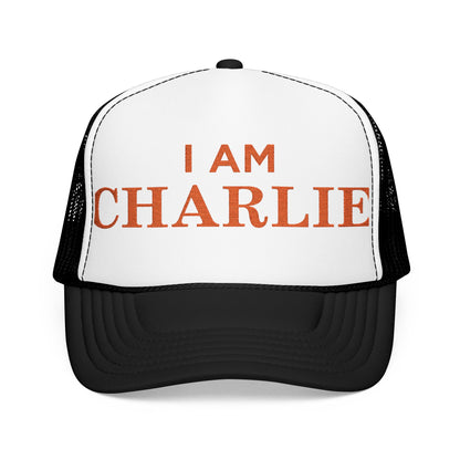 I Am Charlie Embroidered Foam Trucker Hat