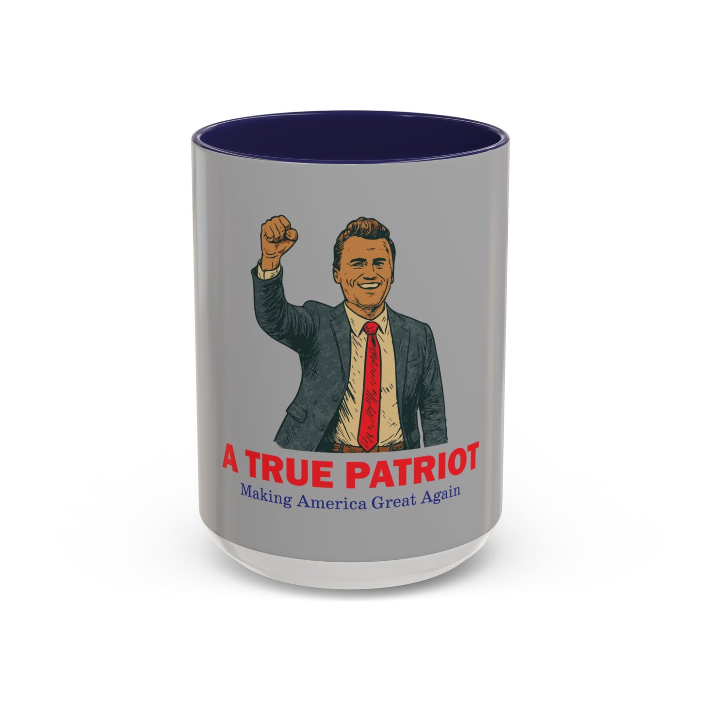 Patriotic Coffee Mug, A True Patriot Design, Ideal Gift for Veterans, Independence Day, 11oz & 15oz Options