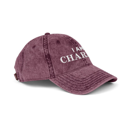 I Am Charlie Vintage Embroidered Cap