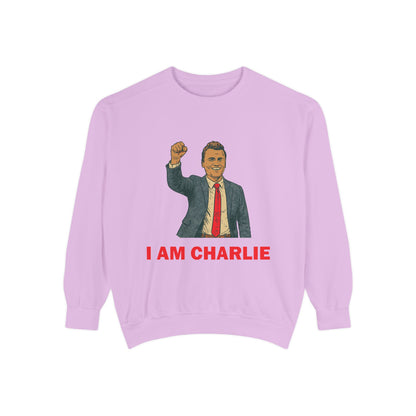 I Am Charlie Unisex Garment-Dyed Sweatshirt