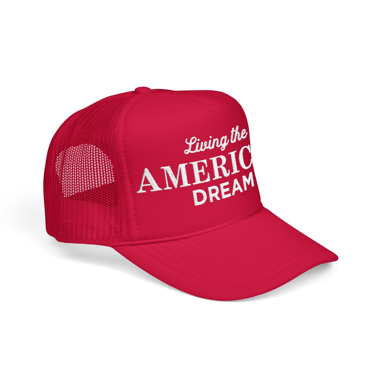 Living the American Dream Foam Trucker Hat | Patriotic Gift | Casual Everyday Wear | Summer Outdoor Events | Festival Headwear, [...]