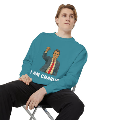 I Am Charlie Unisex Garment-Dyed Sweatshirt