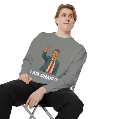 I Am Charlie Unisex Garment-Dyed Sweatshirt