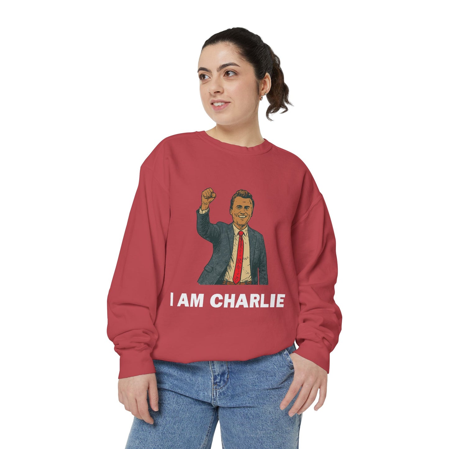 I Am Charlie Unisex Garment-Dyed Sweatshirt