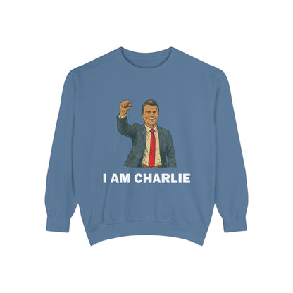 I Am Charlie Unisex Garment-Dyed Sweatshirt
