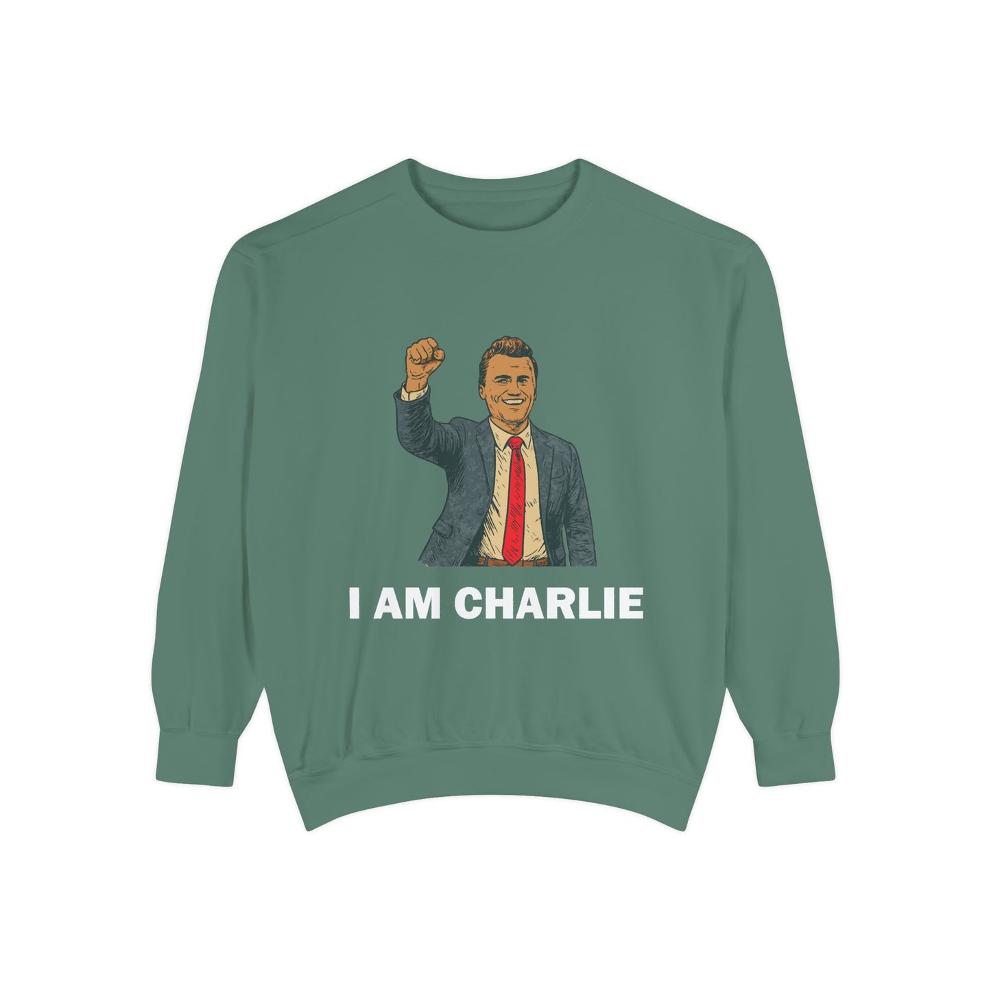 I Am Charlie Unisex Garment-Dyed Sweatshirt
