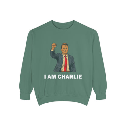 I Am Charlie Unisex Garment-Dyed Sweatshirt