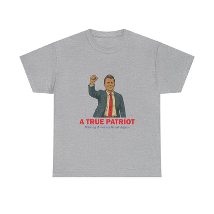 Patriotic Unisex Tee - A True Patriot Tee, Independence Day Shirt, Election Season Apparel, Gift for Activists, American Heritage Wear