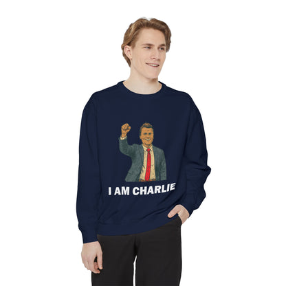 I Am Charlie Unisex Garment-Dyed Sweatshirt