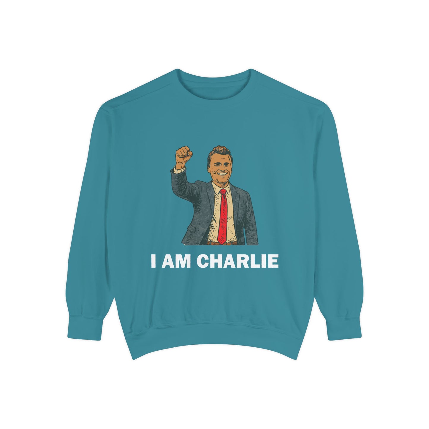 I Am Charlie Unisex Garment-Dyed Sweatshirt
