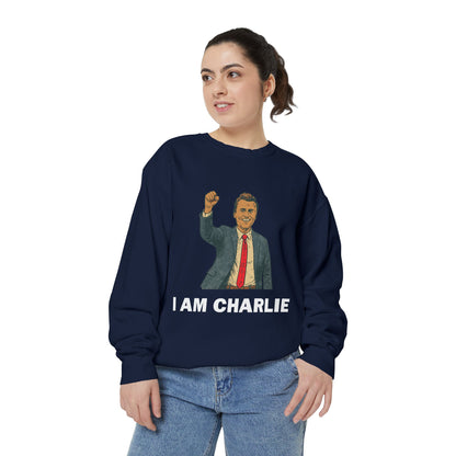 I Am Charlie Unisex Garment-Dyed Sweatshirt