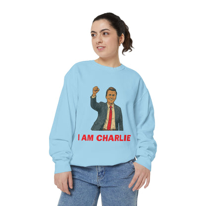 I Am Charlie Unisex Garment-Dyed Sweatshirt