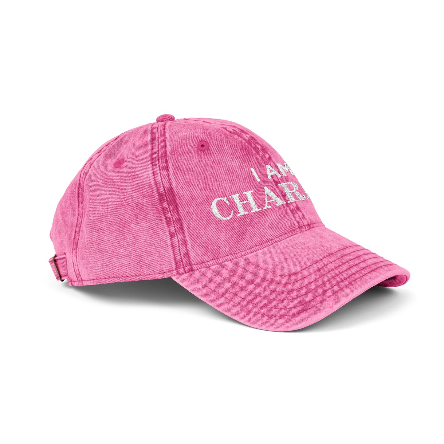 I Am Charlie Vintage Embroidered Cap