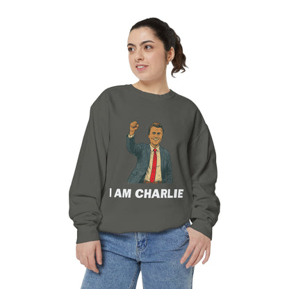 I Am Charlie Unisex Garment-Dyed Sweatshirt