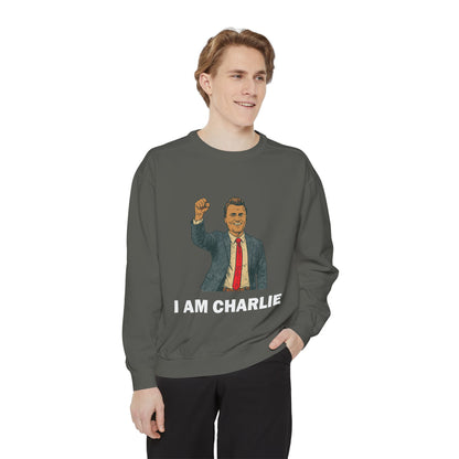 I Am Charlie Unisex Garment-Dyed Sweatshirt