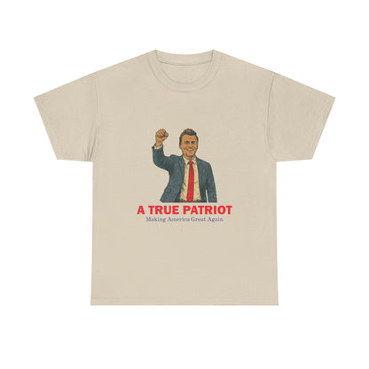 Patriotic Unisex Tee - A True Patriot Tee, Independence Day Shirt, Election Season Apparel, Gift for Activists, American Heritage Wear