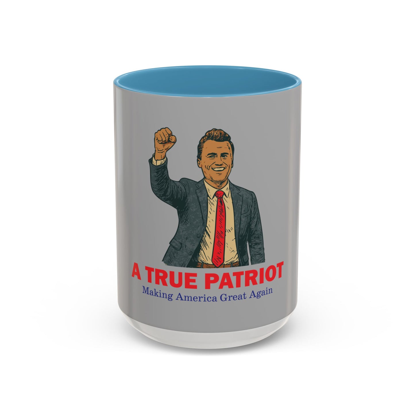 Patriotic Coffee Mug, A True Patriot Design, Ideal Gift for Veterans, Independence Day, 11oz & 15oz Options