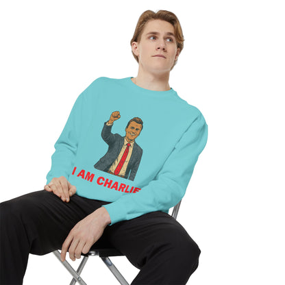 I Am Charlie Unisex Garment-Dyed Sweatshirt