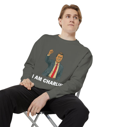 I Am Charlie Unisex Garment-Dyed Sweatshirt