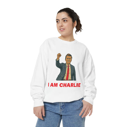 I Am Charlie Unisex Garment-Dyed Sweatshirt