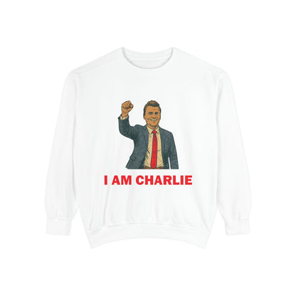 I Am Charlie Unisex Garment-Dyed Sweatshirt