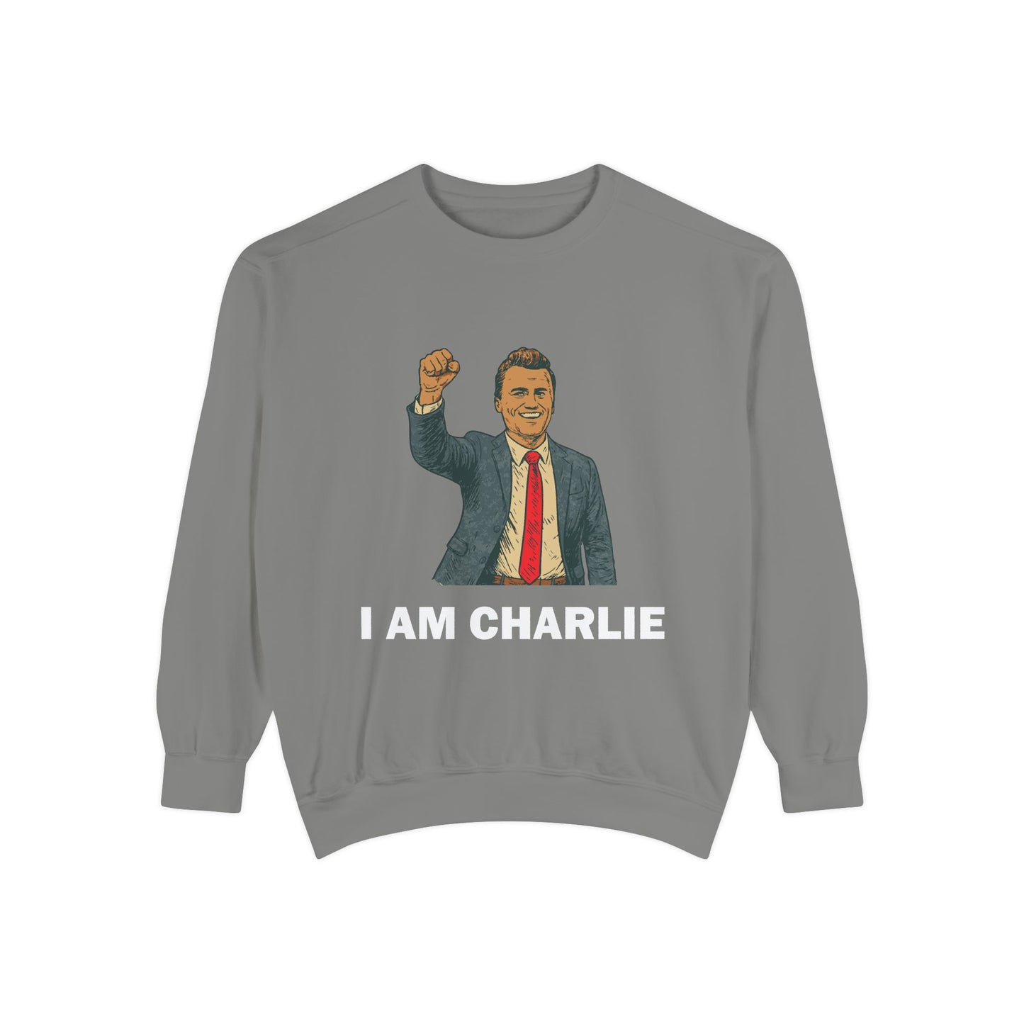 I Am Charlie Unisex Garment-Dyed Sweatshirt