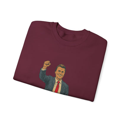 Patriotic Crewneck Sweatshirt - A True Patriot, Gift for Veterans, Political Apparel, Holiday Wear, Comfortable Casual Style