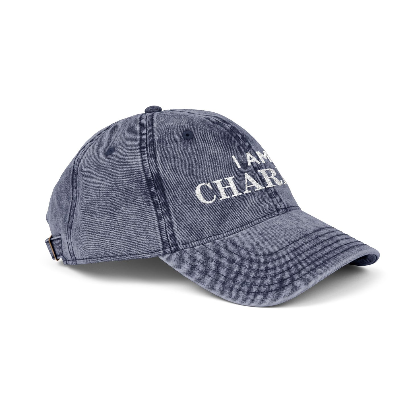 I Am Charlie Vintage Embroidered Cap