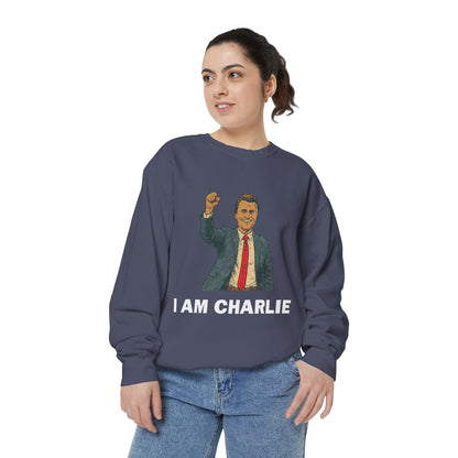 I Am Charlie Unisex Garment-Dyed Sweatshirt